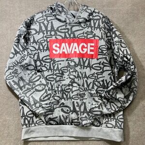 RGSTR Savage Graffiti Hoodie Red Women's 3X Streetwear